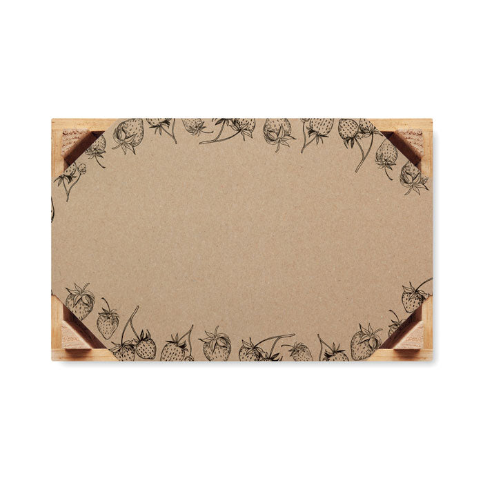 Strawberry Growing Kit in Wooden Crate