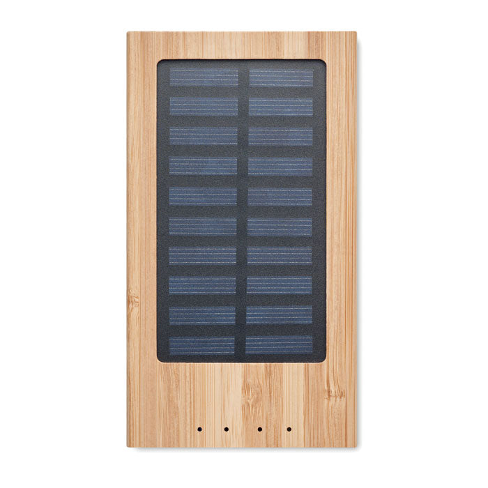 Solar Bamboo Powerbank