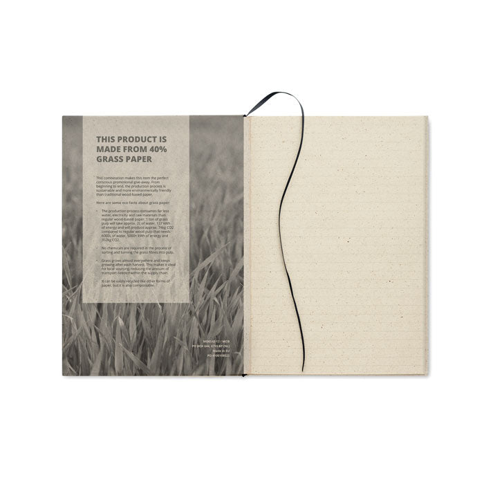 A5 Grass Paper Notebook