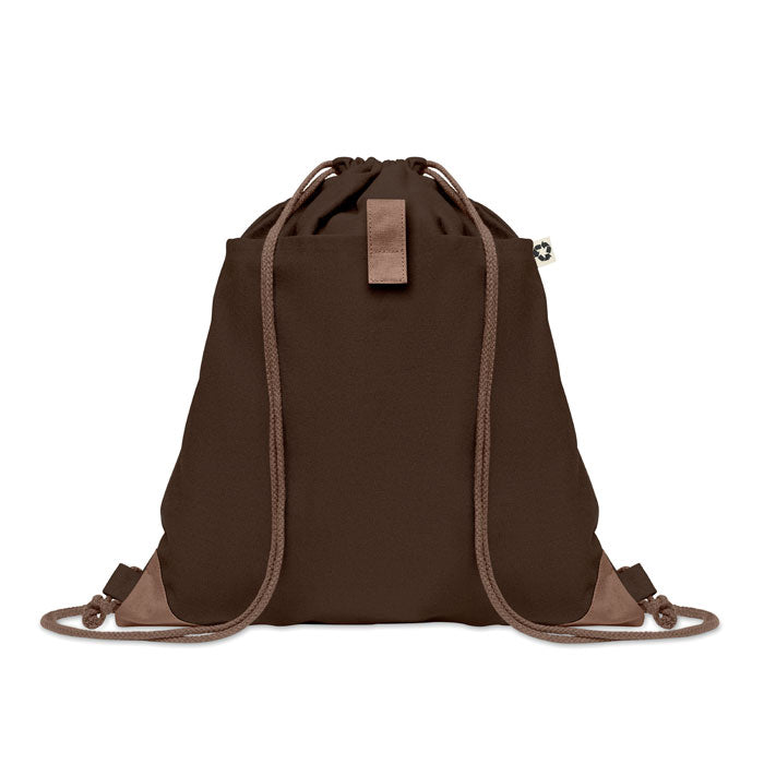 Recycled Cotton Drawstring Bag with Natural Cord