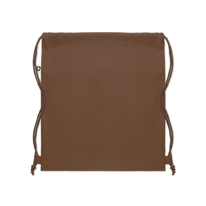Recycled Cotton Drawstring Bag with Natural Cord