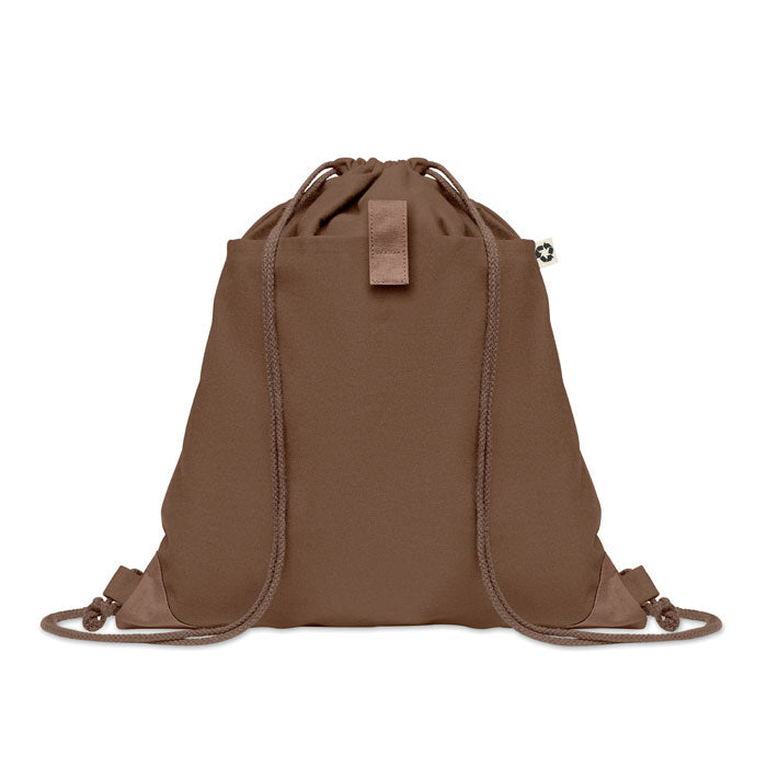 Recycled Cotton Drawstring Bag with Natural Cord