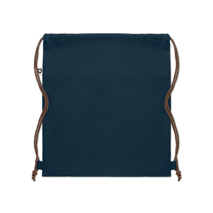 Recycled Cotton Drawstring Bag with Natural Cord