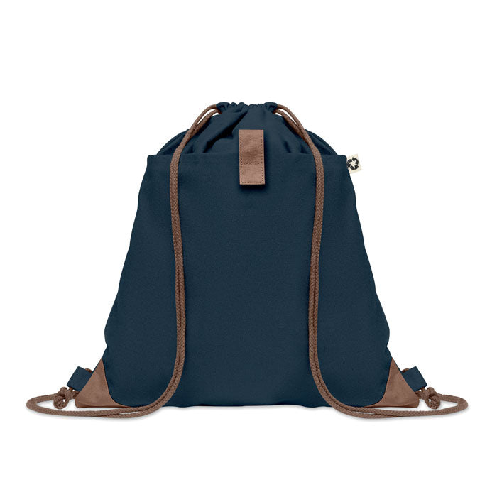 Recycled Cotton Drawstring Bag with Natural Cord
