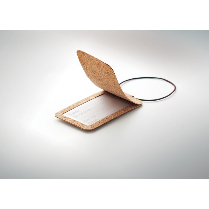 Cork Luggage Tag