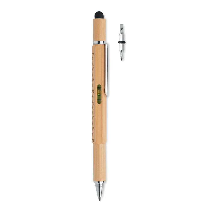 Spirit Level Pen in Bamboo