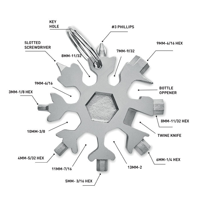 Stainless Steel Bike Shaped Multi Tool