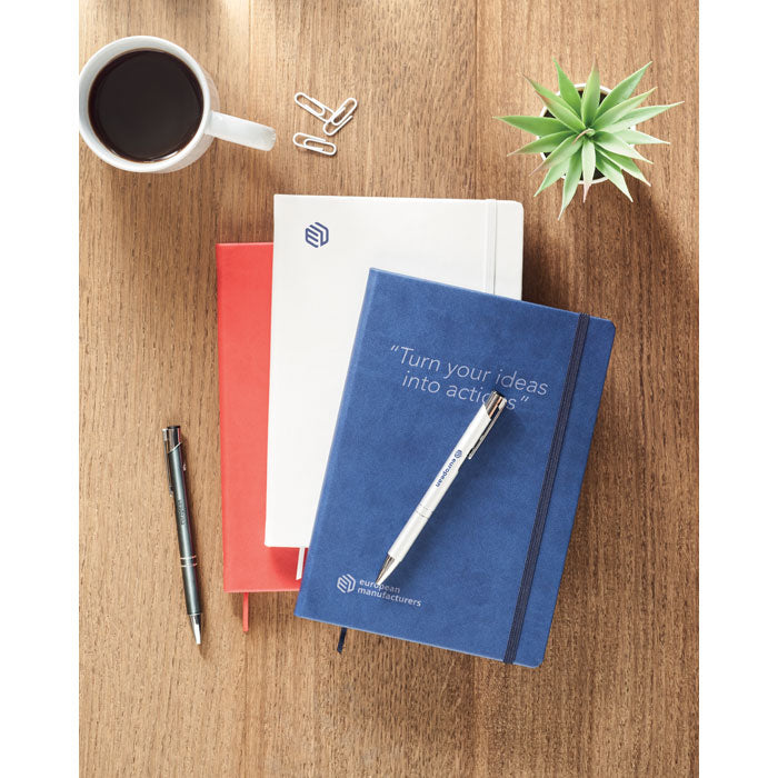 A5 Case Bound Notebook with Hard Paper Cover