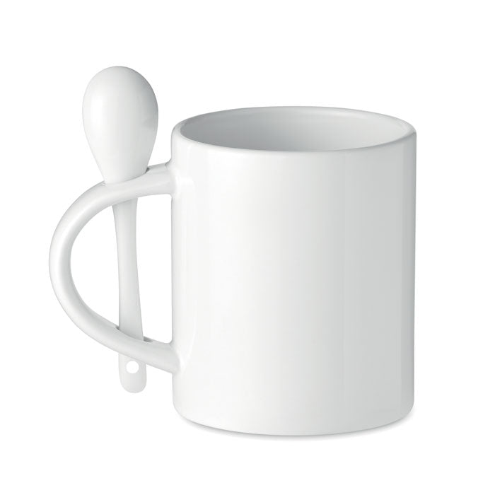 Ceramic Mug with Spoon