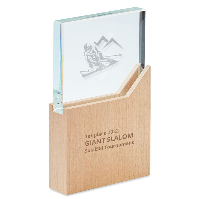 Crystal Award Plaque