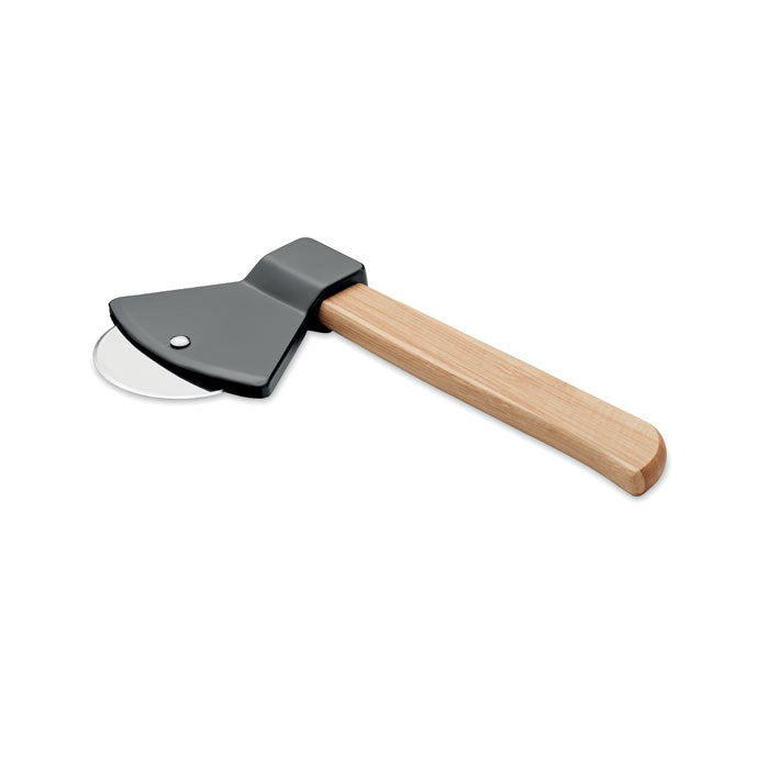 Pizza Cutter with Bamboo Handle
