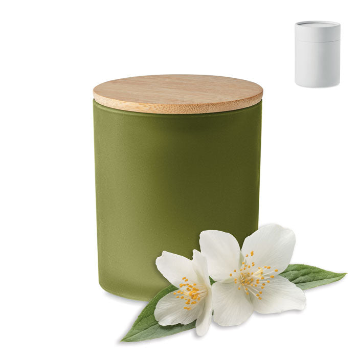 Plant Based Wax Candle in Stoneware Jar