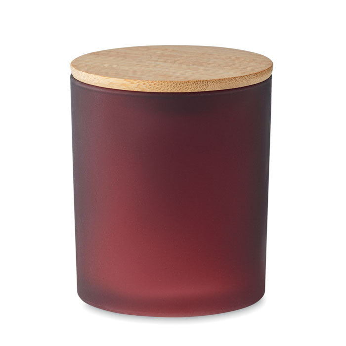 Plant Based Wax Candle in Frosted Glass Jar