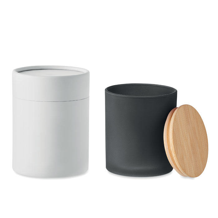 Plant Based Wax Candle in Frosted Glass Jar