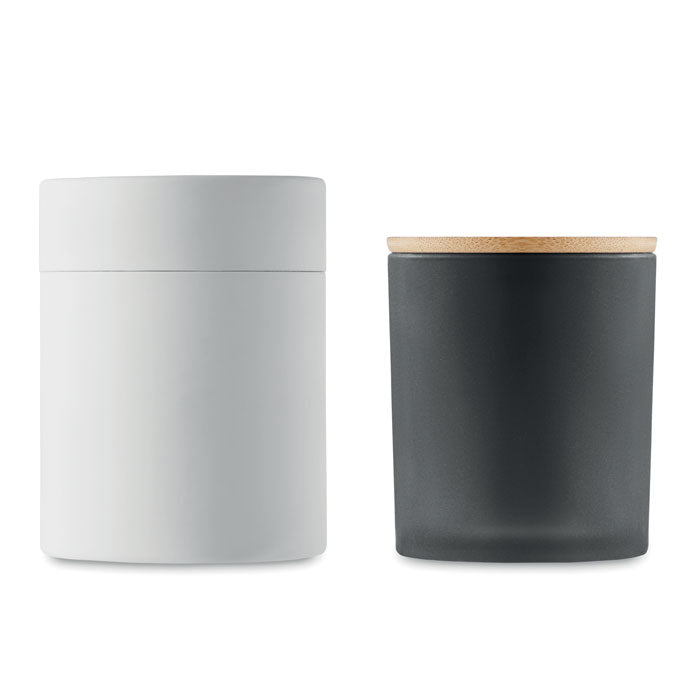 Plant Based Wax Candle in Frosted Glass Jar