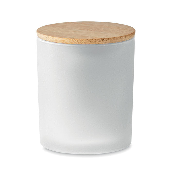 Plant Based Wax Candle in Frosted Glass Jar