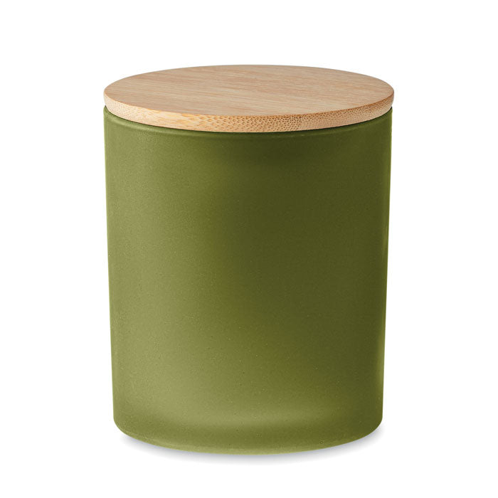 Plant Based Wax Candle in Frosted Glass Jar