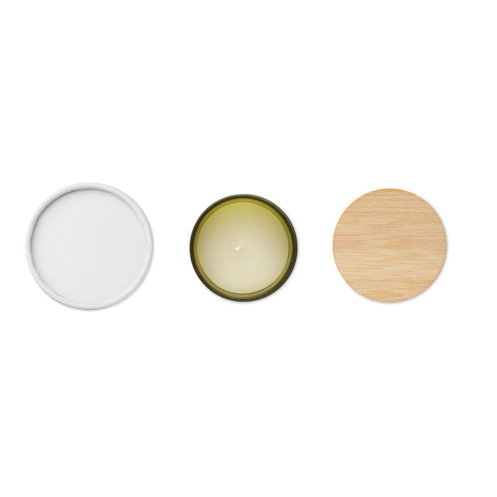 Plant Based Wax Candle in Frosted Glass Jar