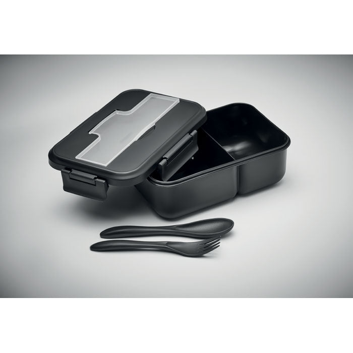 Lunch Box with Matching Cutlery Set