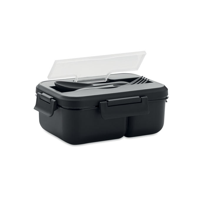Lunch Box with Matching Cutlery Set