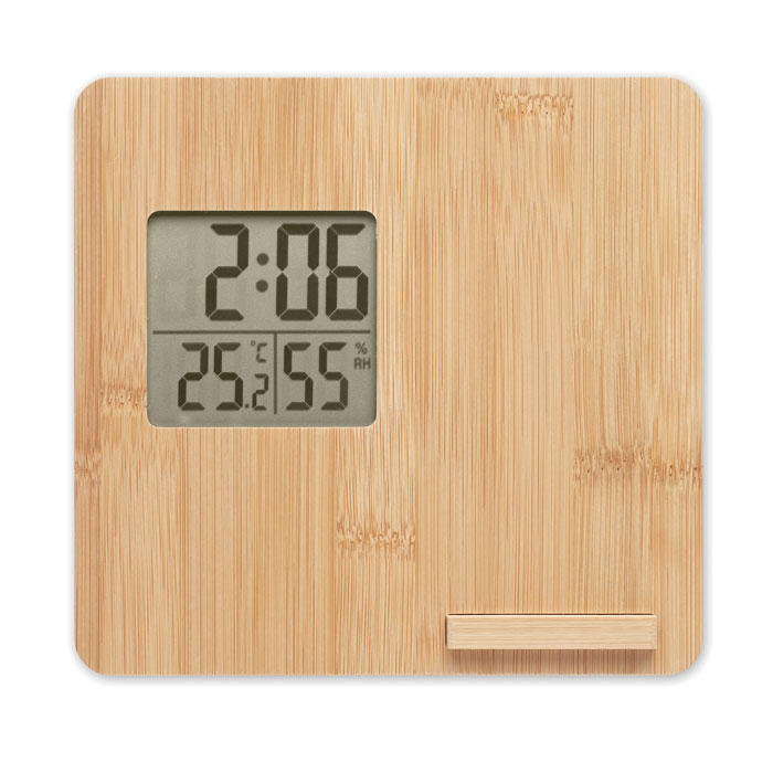 Bamboo Weather Station Wireless Charger