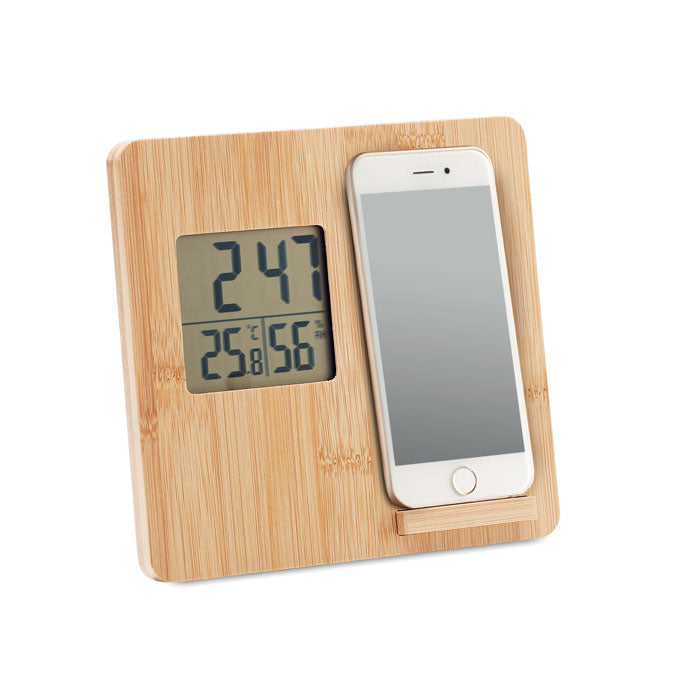 Bamboo Weather Station Wireless Charger