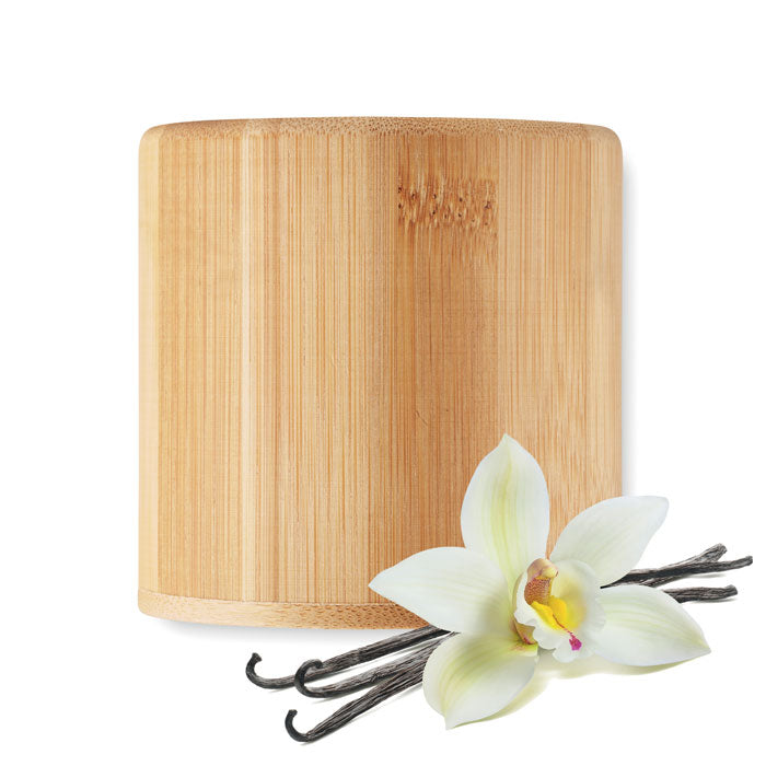 Plant Based Wax Candle in Bamboo Holder