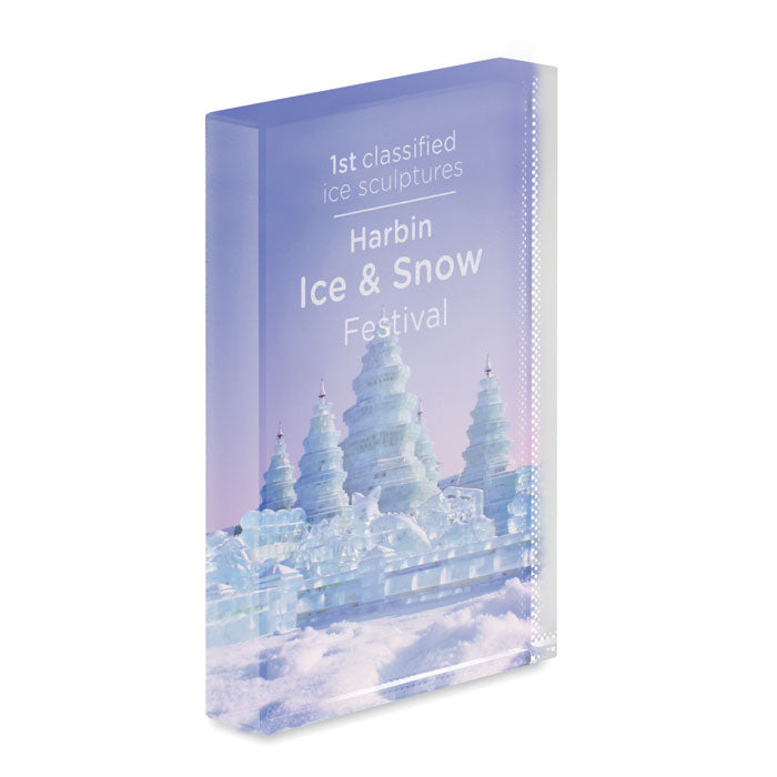 Crystal Award Trophy Frame