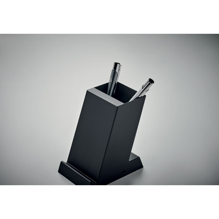 Dual Coil Wireless Charger with Pen Holder