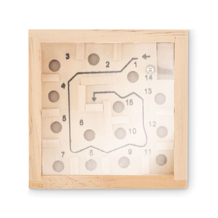 Pine Wood Labyrinth Game
