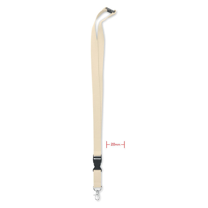Cotton Lanyard with Metal Hook