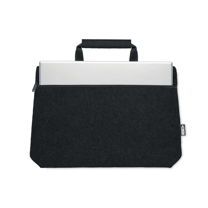 Felt Zippered Laptop Briefcase