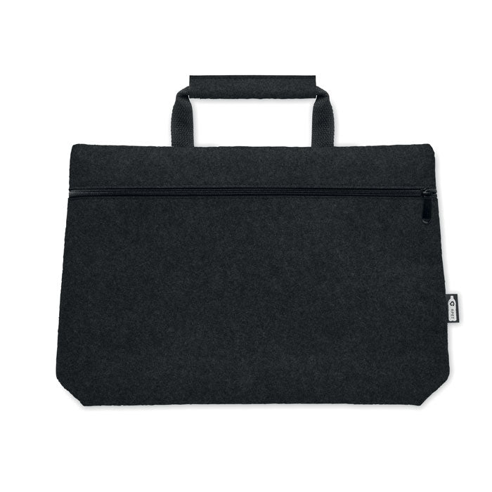 Felt Zippered Laptop Briefcase