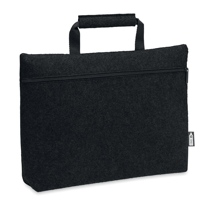 Felt Zippered Laptop Briefcase