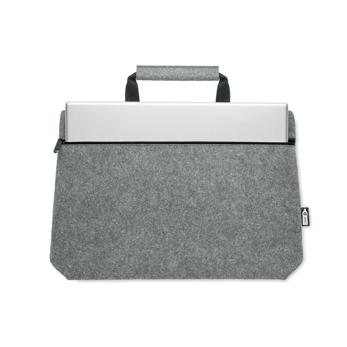 Felt Zippered Laptop Briefcase
