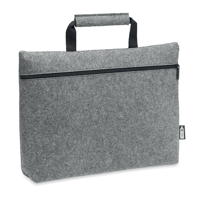 Felt Zippered Laptop Briefcase