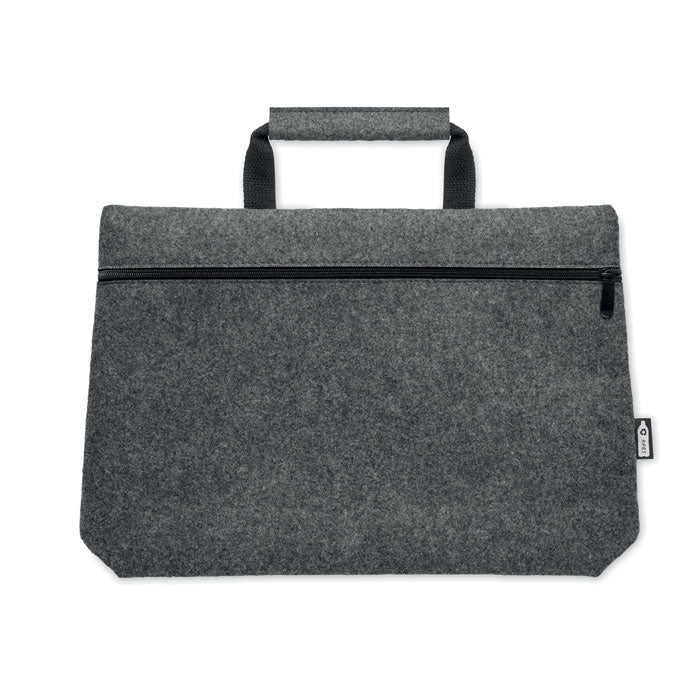 Felt Zippered Laptop Briefcase