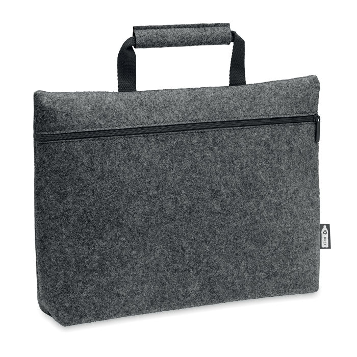 Felt Zippered Laptop Briefcase