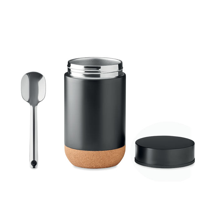 Double Walled Storage Jar with Cork Base