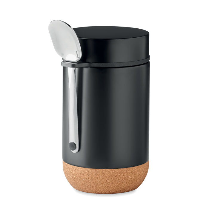 Double Walled Storage Jar with Cork Base
