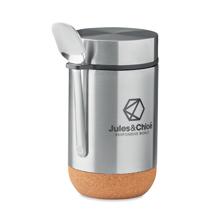 Double Walled Storage Jar with Cork Base