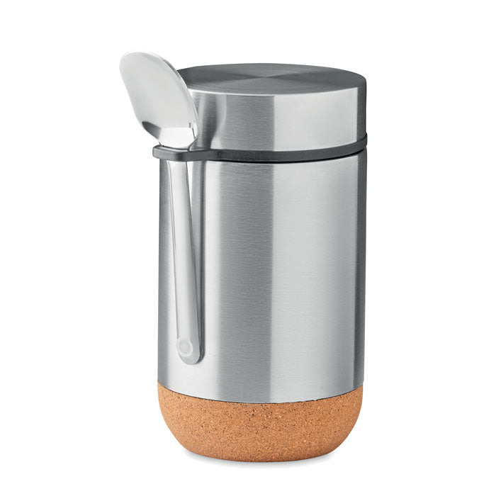 Double Walled Storage Jar with Cork Base