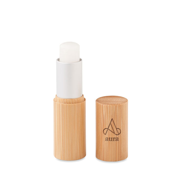 Natural Vanilla Lip Balm in Bamboo Tube