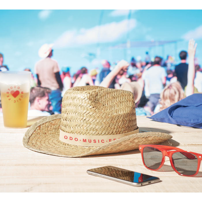 Natural Straw Cowboy Hat