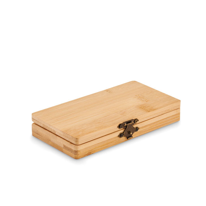 24 Piece Tool Set in Bamboo Case