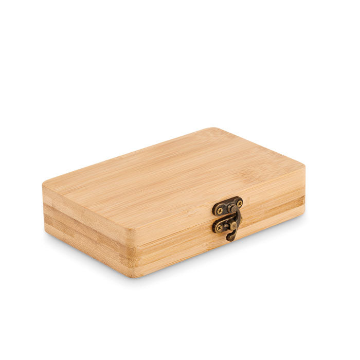 13 Piece Tool Set in Bamboo Case