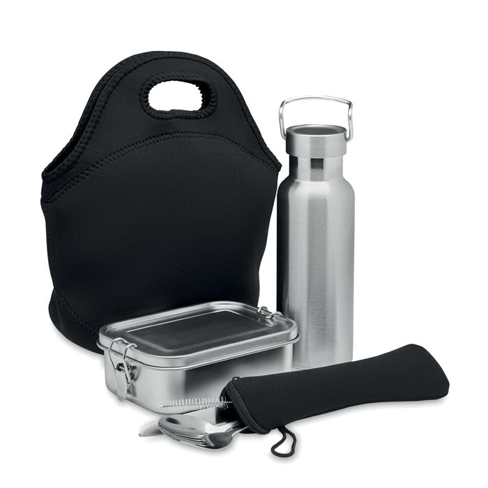 Stainless Steel Lunch Set in Bag