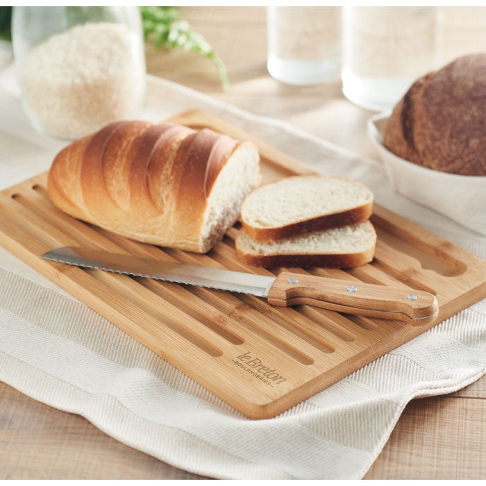 Bamboo Cutting Board Knife Set