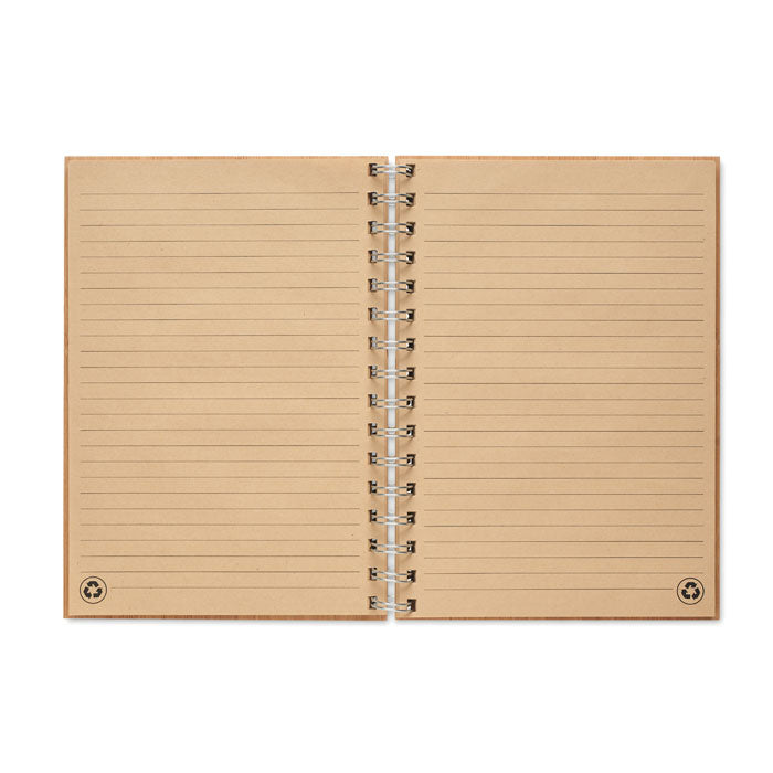 A5 Ring Bound Bamboo Notebook