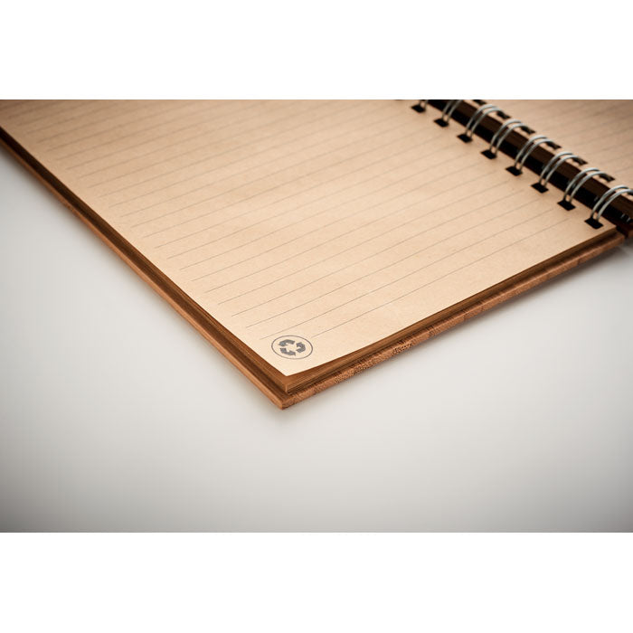 A5 Ring Bound Bamboo Notebook